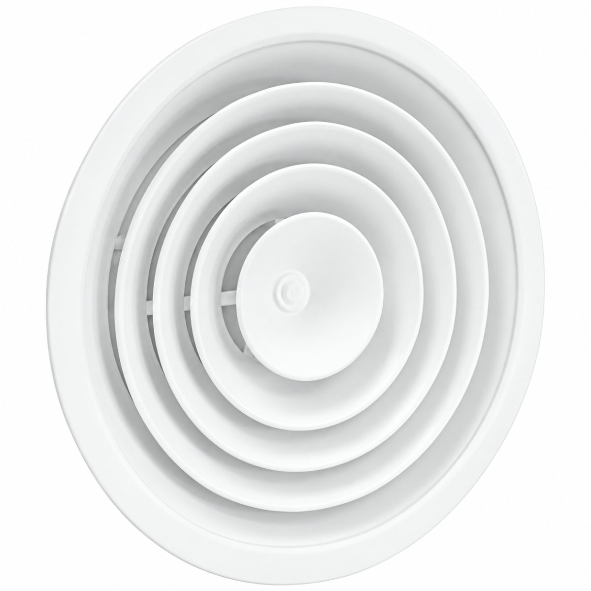 round multi-cone ceiling diffuser